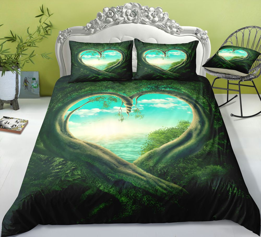 Mysterious Forest 3d Printed Bedding Set Duvet Cover Comforter