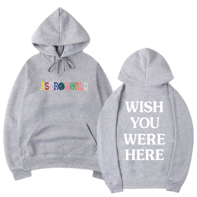grey astroworld hoodie