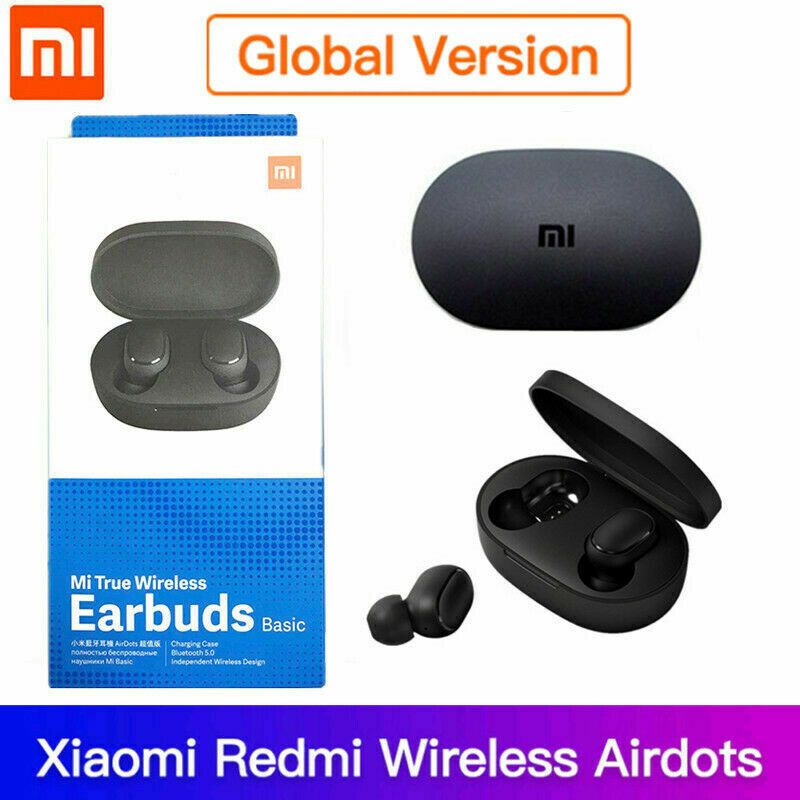 Xiaomi Redmi Airdots TWS Wireless Bluetooth 5.0 Earphones Stereo Bass with Mic Handsfree Internation Version