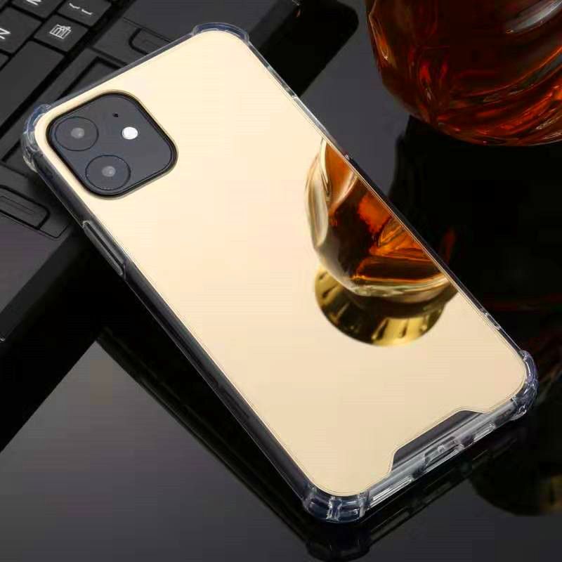 Acrylic Mirror Phone Cases Airbag Anti Falling Back Cover Shockproof Protector For Iphone 12 Mini Pro Max 11 X Xr Xs Max 7 8plus From Honostar 1 16 Dhgate Com