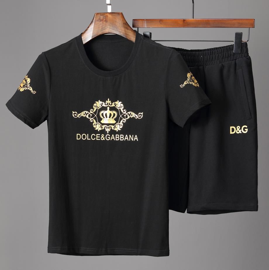 Camisa Dolce Gabbana DG camiseta para hombre camisetas de moda casual M-3XL