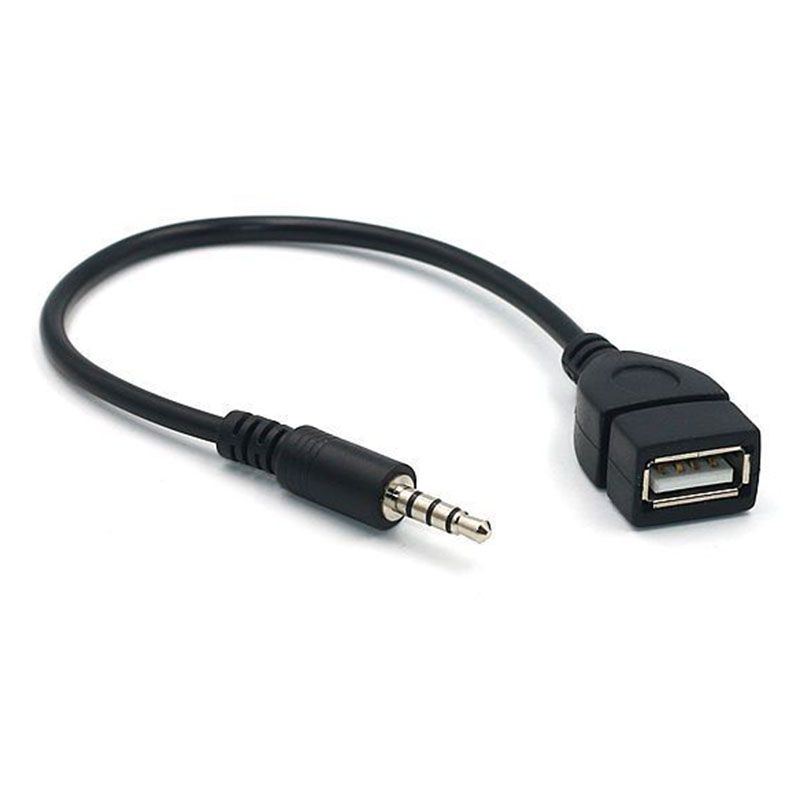Satin Al 3 5mm Erkek Ses Aux Jack Usb 2 0 Tip A Kadin Otg Donusturucu Adaptor Kablosu Tl6 76 Dhgate Comda