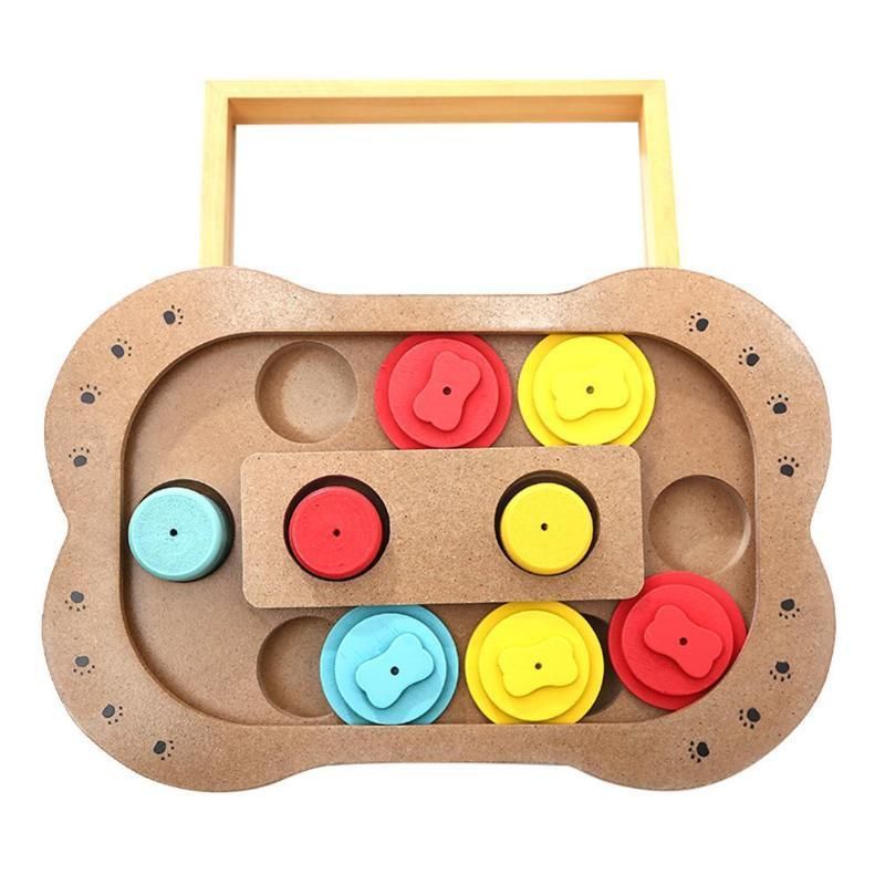 Chiens Puzzle Jouets Os Petales Chien Chien Jouet Eco Respectueux Des Animaux Ecologiques Jouets Educatifs Os Paw Puzzle Jouets Du 12 4 Dhgate
