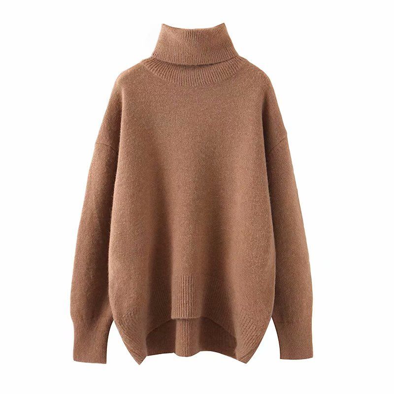 Sueter marron mujer Clearance