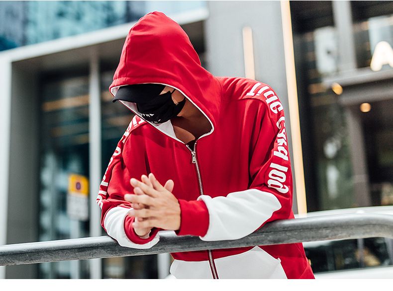 Adolescente manga larga con de estilo coreano tendencia estudiantes Hip Hop camiseta