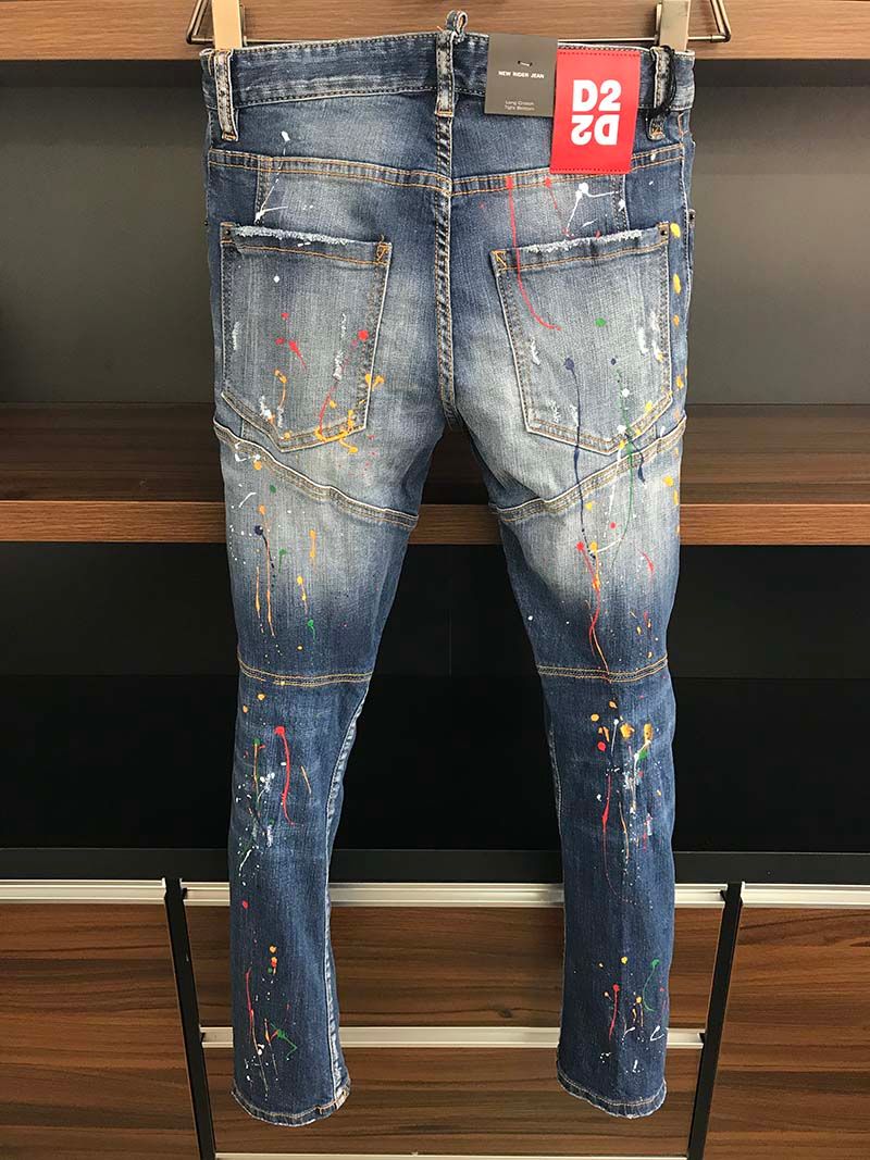 Estación Europeo principios de otoño nuevos pantalones vaqueros los hombres de la de