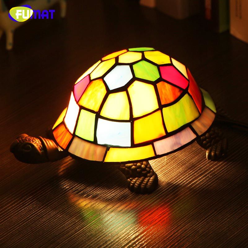 Buy Dropshipping Table Lamps Online Cheap Fumat Bedside Lamp Stained Glass Turtle Light Living Room Home Decor Creative Table Lights Kids Gift Art Glass Turtle Table Lamp By Bobogo Dhgate Com
