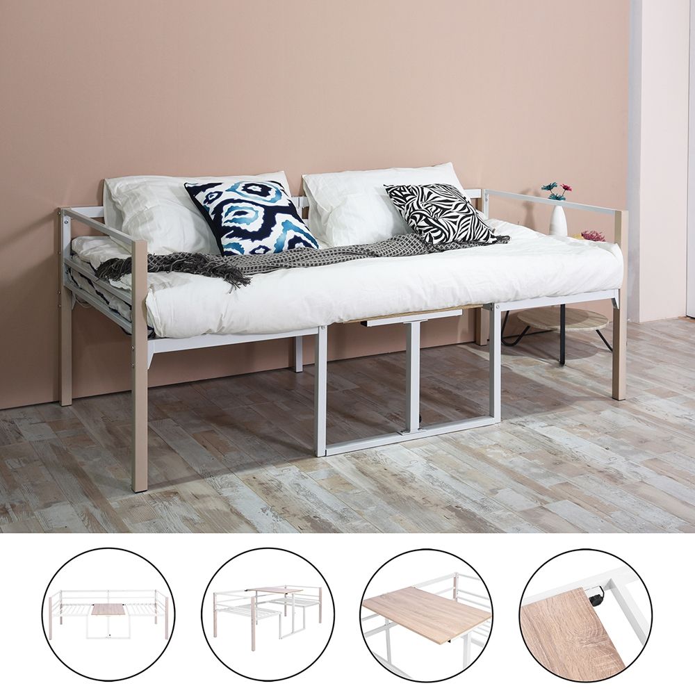 compre 3 en 1 multifuncional plegable sofa sofa cama de la tabla y juego de sillas mesa de cama individual sofas sillones a 222 63 del yechain