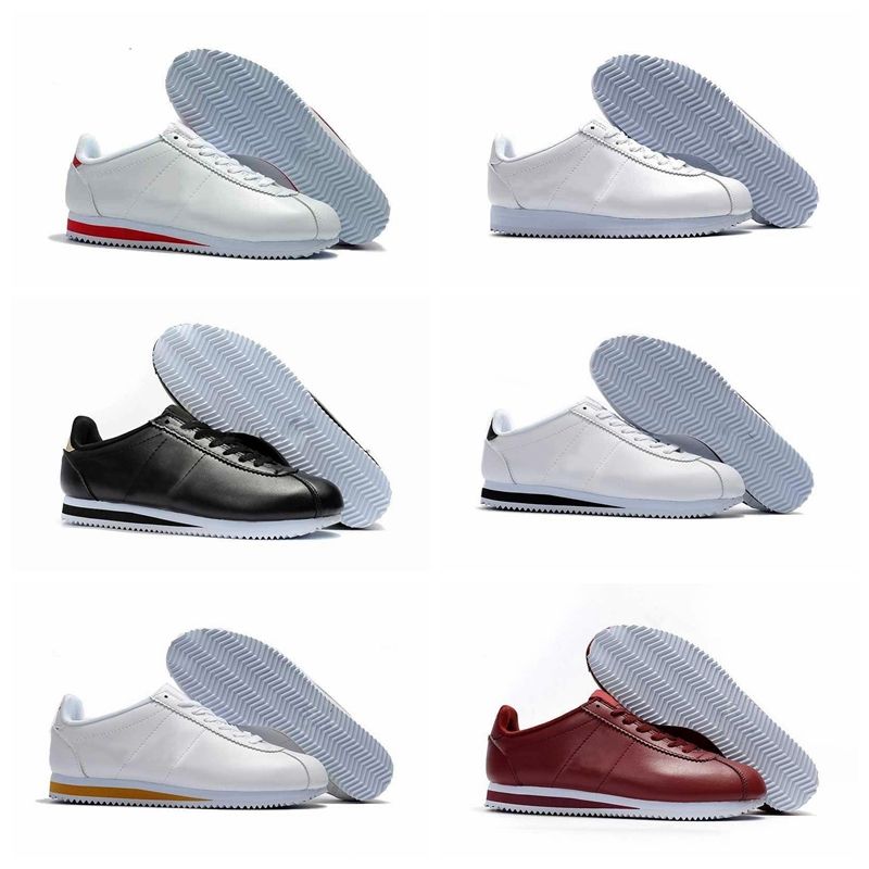 Nike cortez 2019 Mejores nuevos zapatos para hombre para zapatillas deportivas baratas de cuero atlético