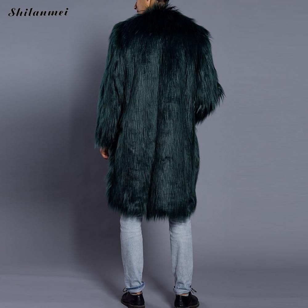 Green fur jacket mens Clearance