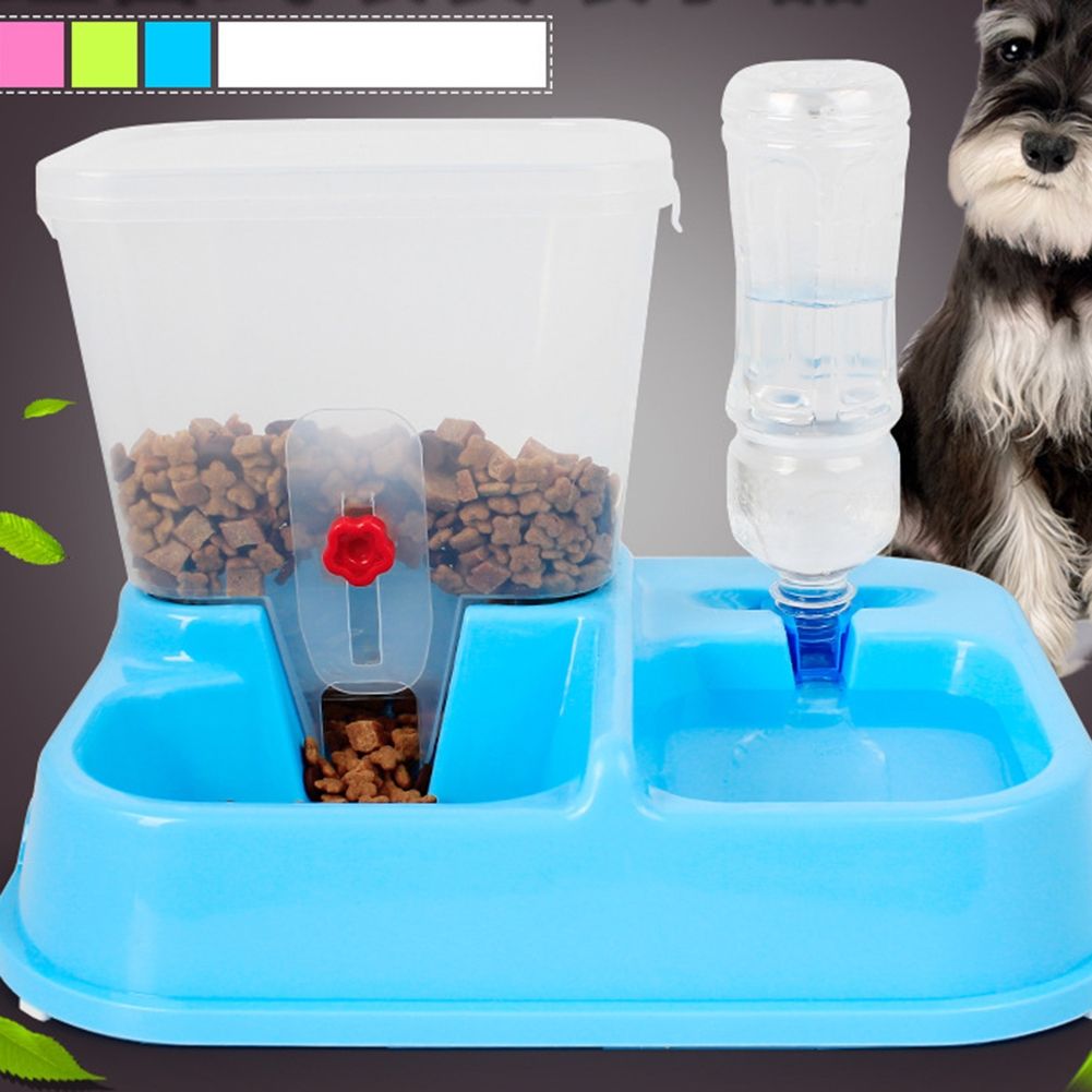 dog food and water dispenser