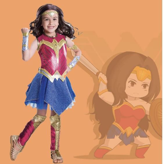 Deluxe Dawn of Justice Kids Wonder Woman Costume