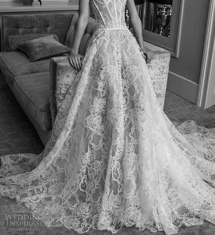 white wedding lace fabric