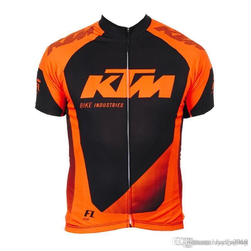 Nuevo KTM Jersey de Ciclismo Transpirable Mtb carreras de bicicletas camisetas de