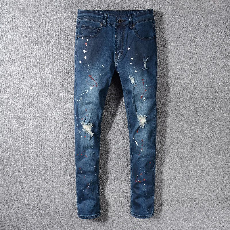splatter jeans mens