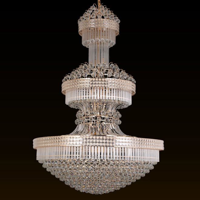 Bulk European Luxury Large Crystal Chandeliers Light Villa Hotel Lobby Led Pendant Lamp American Gold Long Chandelier Lighting From Forlight 2 129 25 Dhgate Com Crystal Chandelier Lighting, Large Crystal Chandelier Sconces