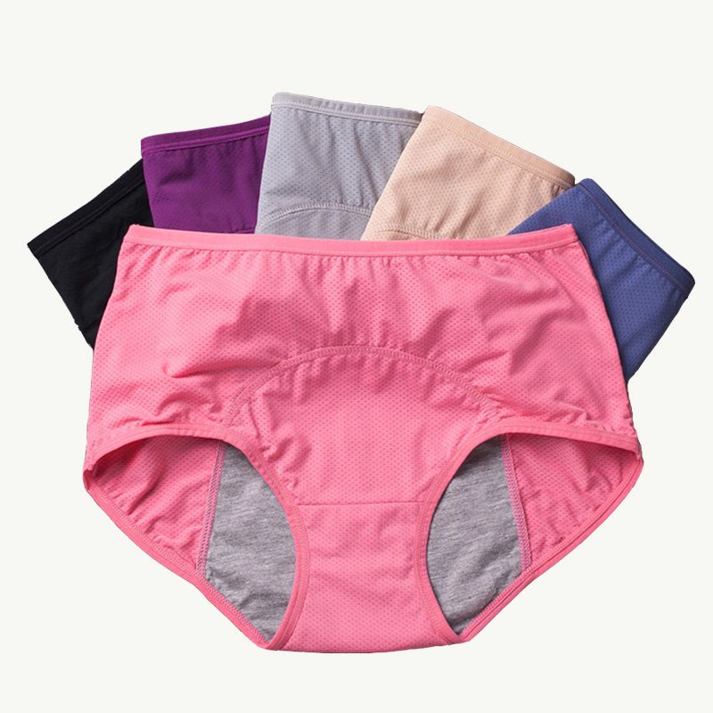 Womens Menstrual Period Leakproof Physiological Pant Briefs Seamless Panties DE