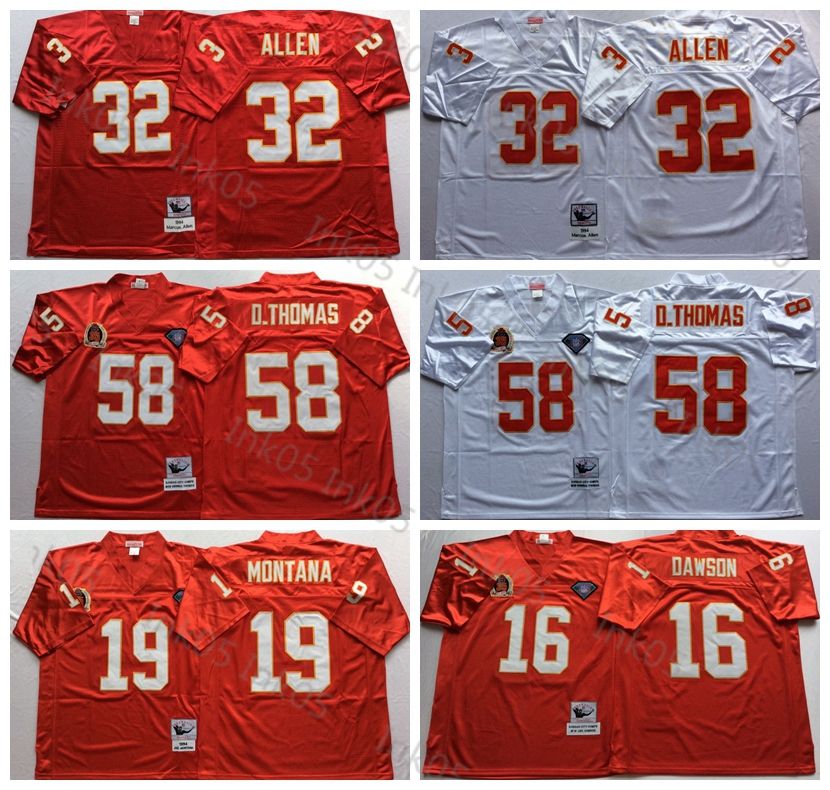 joe montana kansas city chiefs throwback jersey