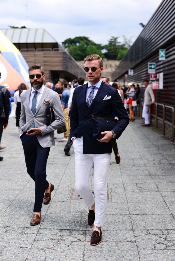 navy blue smart casual