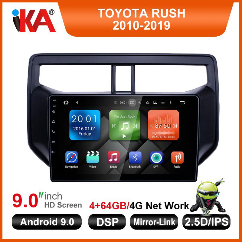 IKA 9 Android 9.0 Car Multimedia Stereo Radio Audio GPS Navigation Unit For Toyota Rush 2010 2018 2019 From DHgate.Com