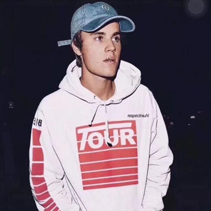 red purpose tour moletom com capuz