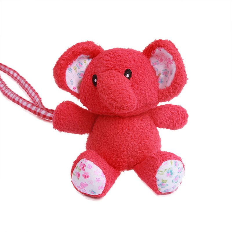red stuffed elephant