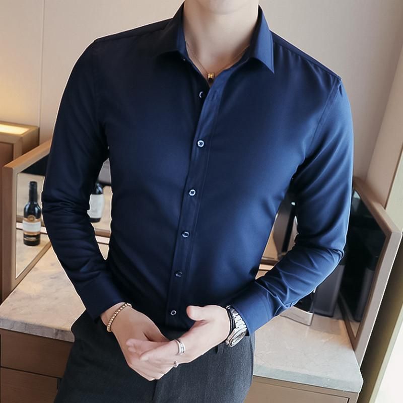 black dress shirt business casual
