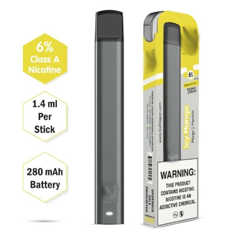 Bidi Stick Device Disposable Vape Mod Connection With .5ml