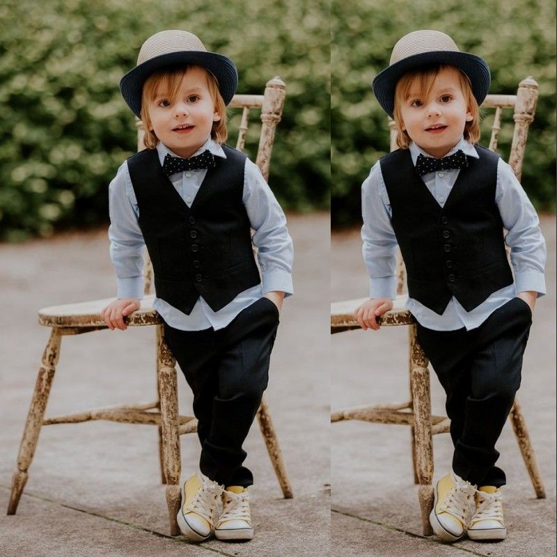 navy blue ring bearer outfit