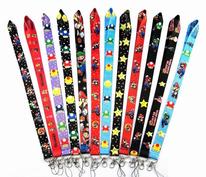 2020 new cartoon super mario phone key chain neck strap keys camera id card lanyard po107 from luckyqing2 0 61 dhgate com dhgate com