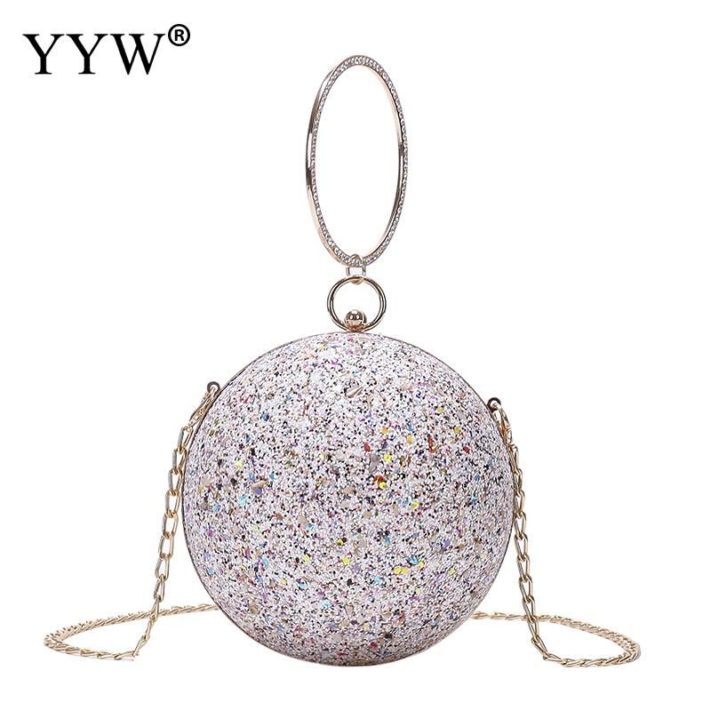 spherical clutch bag