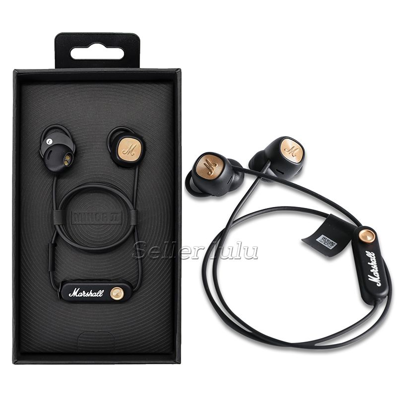satin al marshall minor ii bluetooth kulakliklar kablosuz kulaklik dj mukemmel ses kulaklik manyetik pause fonksiyonu stereo kulaklik spor kulaklik