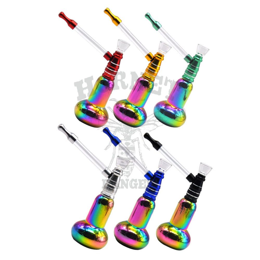Rainbow glass Kerosene lamp water pipes Hookah Smoking Herb Tobacco Pipes