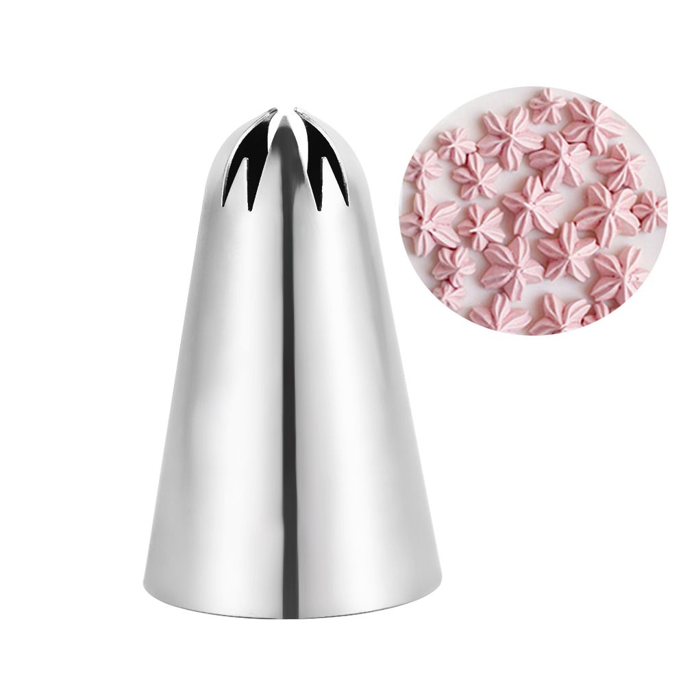 Stainless Steel Cakes Decorating Pastry Nozzles Cherry Blossoms Baking Tools