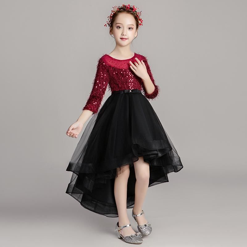 black and red dress girls