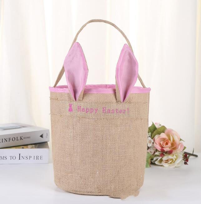 Easter Bunny Ear Gift Bag Happy Easter Decorations For Home Rabbit