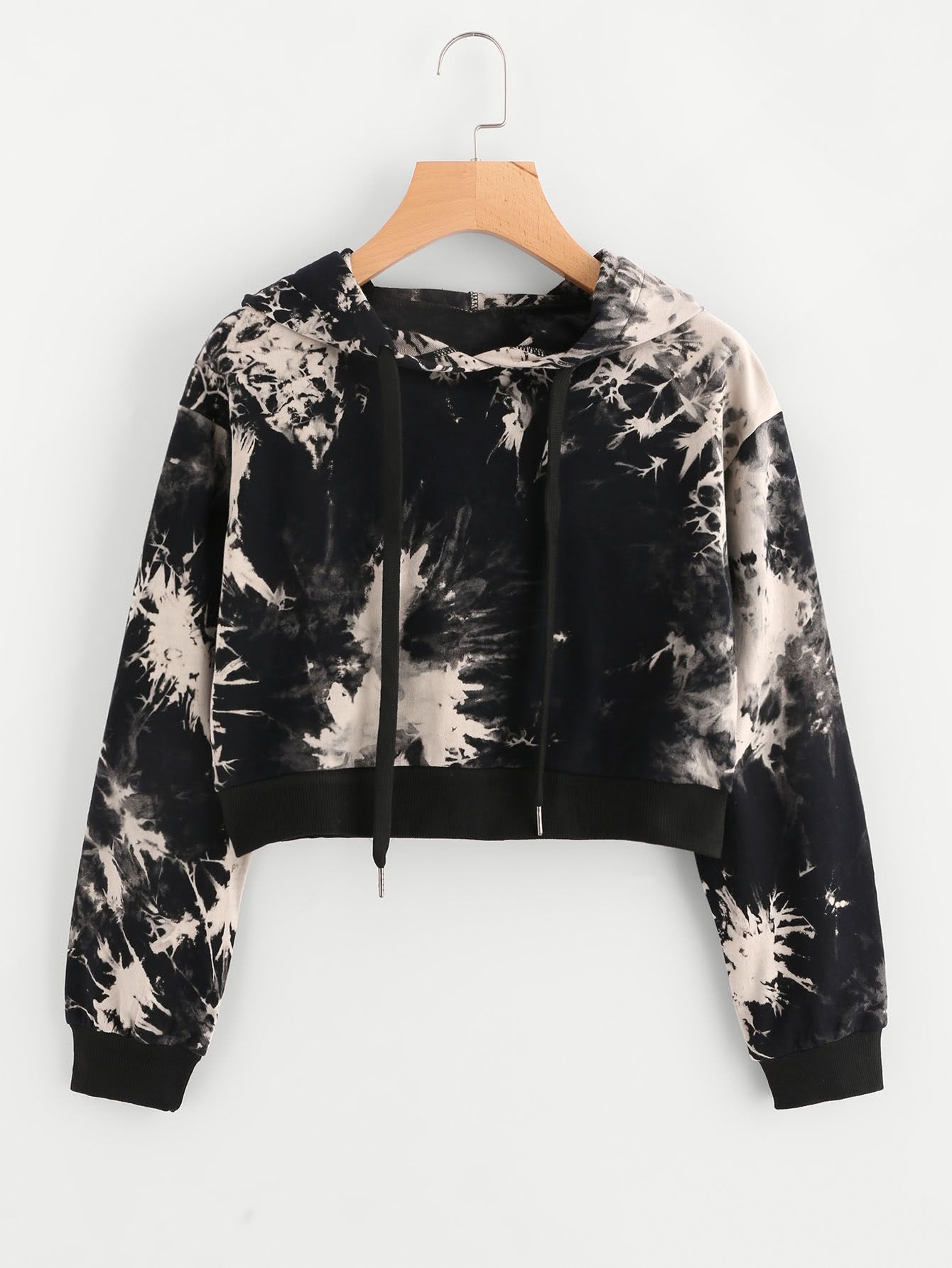 crop moletom com capuzs for teenage girl