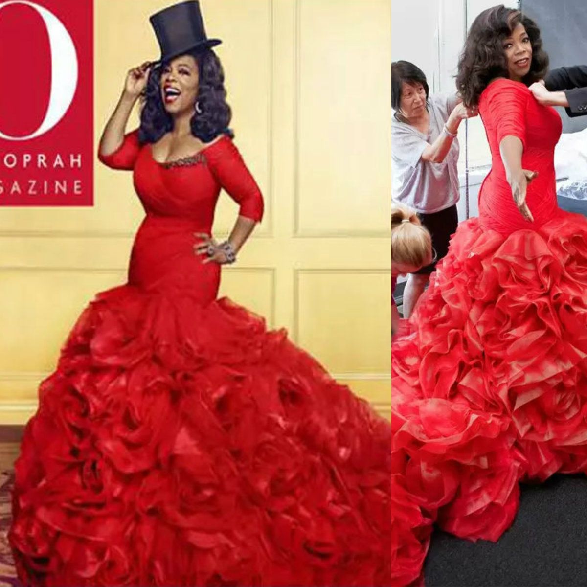 red mermaid dress plus size