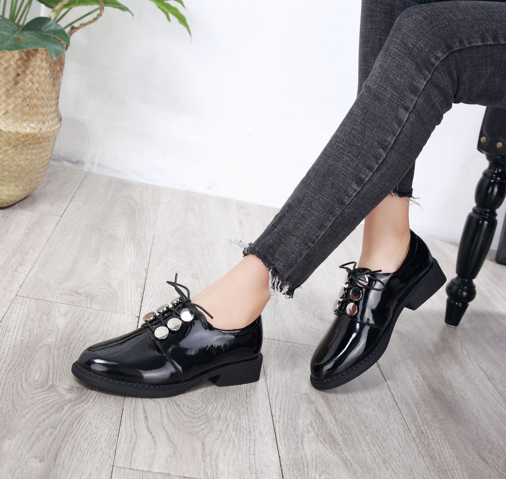 zapatos de cuero para mujer