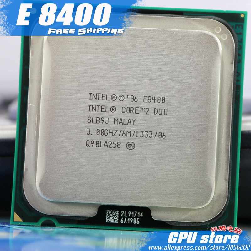 2020 Intel Core 2 Duo E8400 Cpu Processor 3 0ghz 6m 1333ghz Dual Core Socket 775 Working 100 Sell E8500 E8600 From Xzycomeon 16 89 Dhgate Com