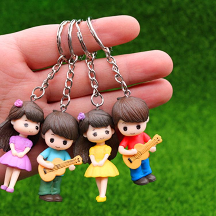 boy and girl keychain