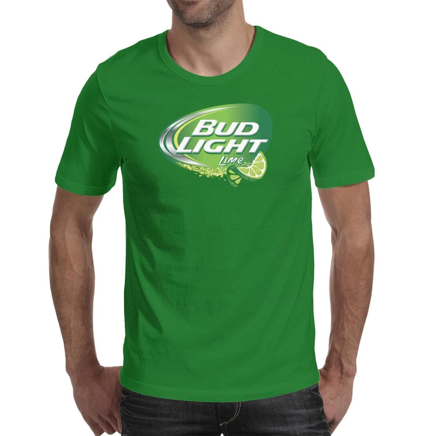 Acheter Mens Bud Light Lime Biere Logo Fashion T Shirt Design Bande De Coton Imprime Chemises Manches Courtes T Shirts Logo De 15 76 Du Supertoyou Fr Dhgate Com