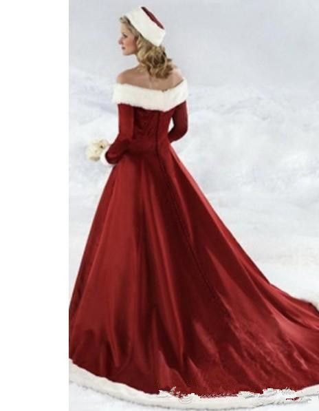 red winter bridesmaid dresses
