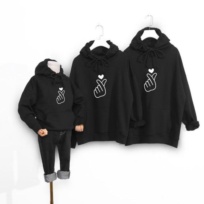 Sudaderas de diseño para padres hijos Patrón de lujo Sudadera para niñas Marca