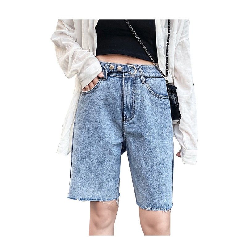 short jeans boyfriend cintura alta