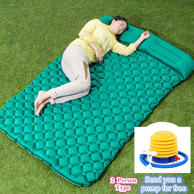 double sleeping pad camping