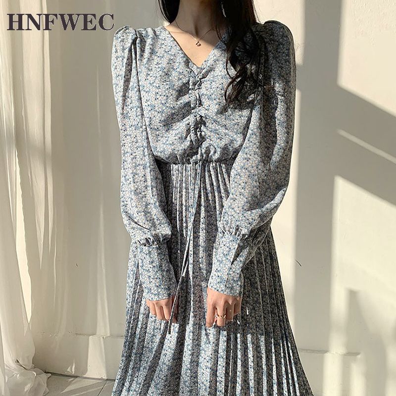 Korean long dress fashion Clearance