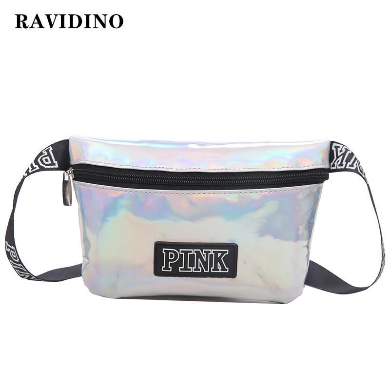 pink waist bag