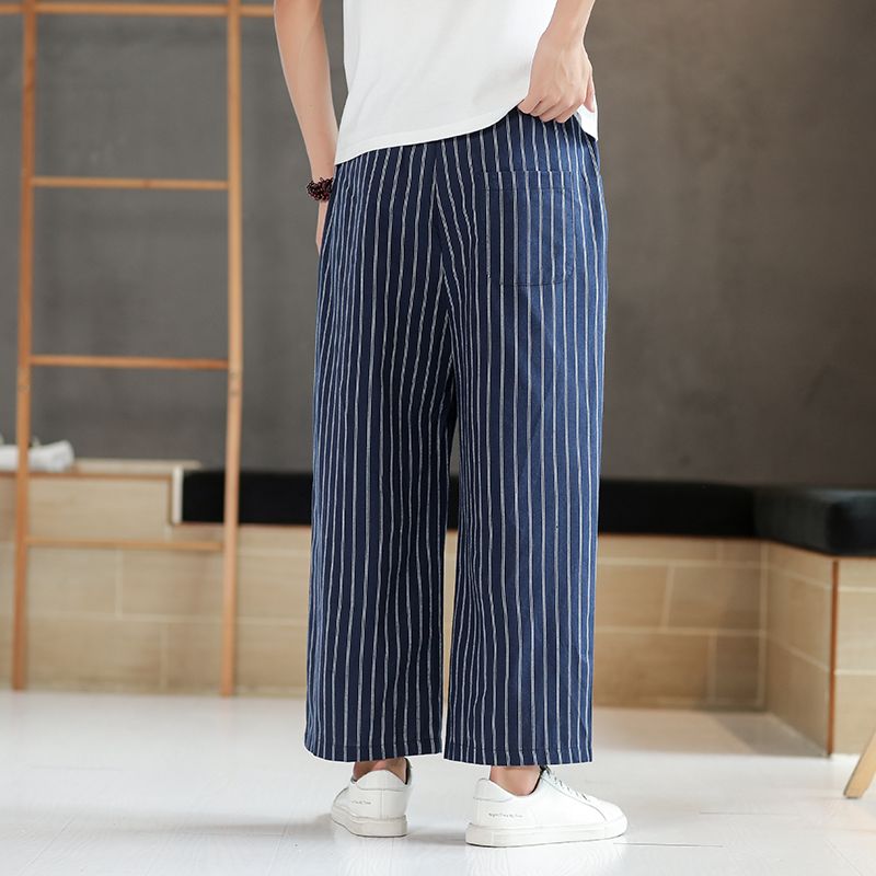 loose striped pants