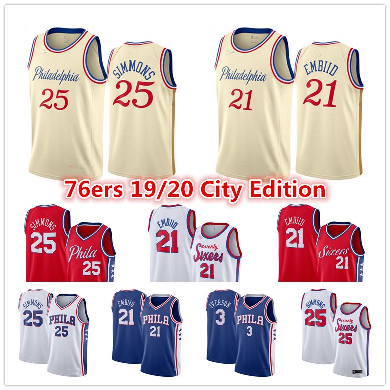 joel embiid jersey cream